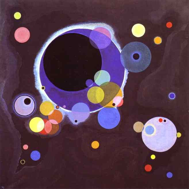 Several Circles painting - Wassily Kandinsky Several Circles art painting